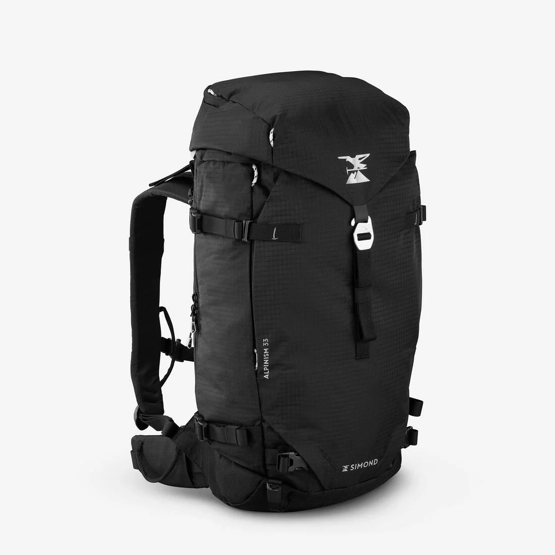 Mochila de alpinismo versátil y modular negra Alpinism 33