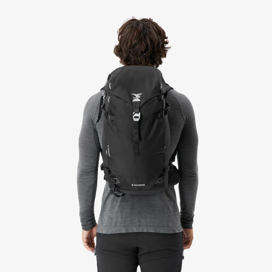 Mochila de alpinismo versátil y modular negra Alpinism 33 - Image 2