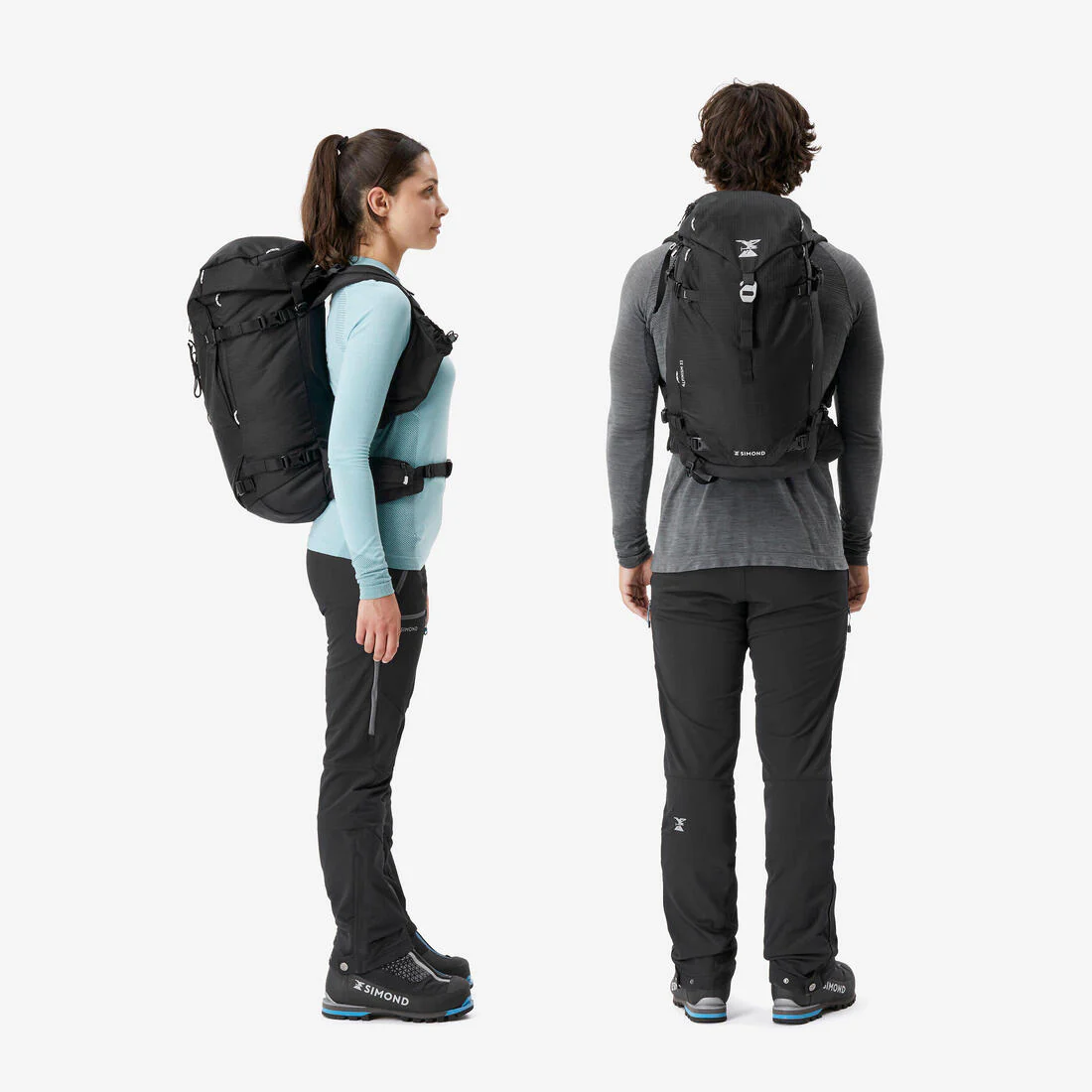 Mochila de alpinismo versátil y modular negra Alpinism 33 - Image 9