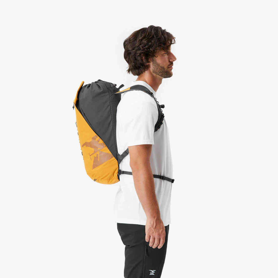 Mochila de escalada de 20 litros ocre Rock 20 - Image 4