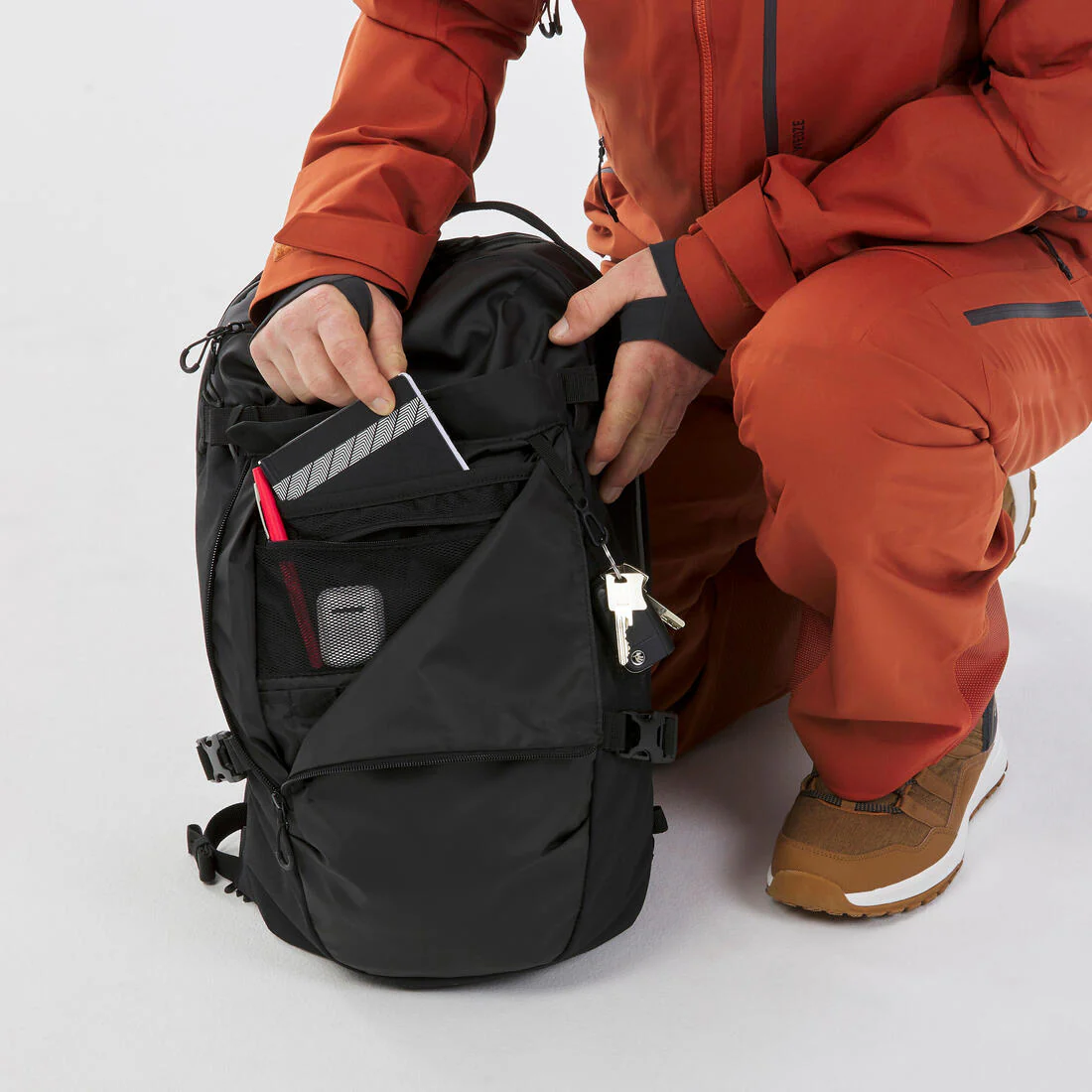 Mochila de esquí Snowboard MTB - FR/AM 100 23L - negro - Image 12