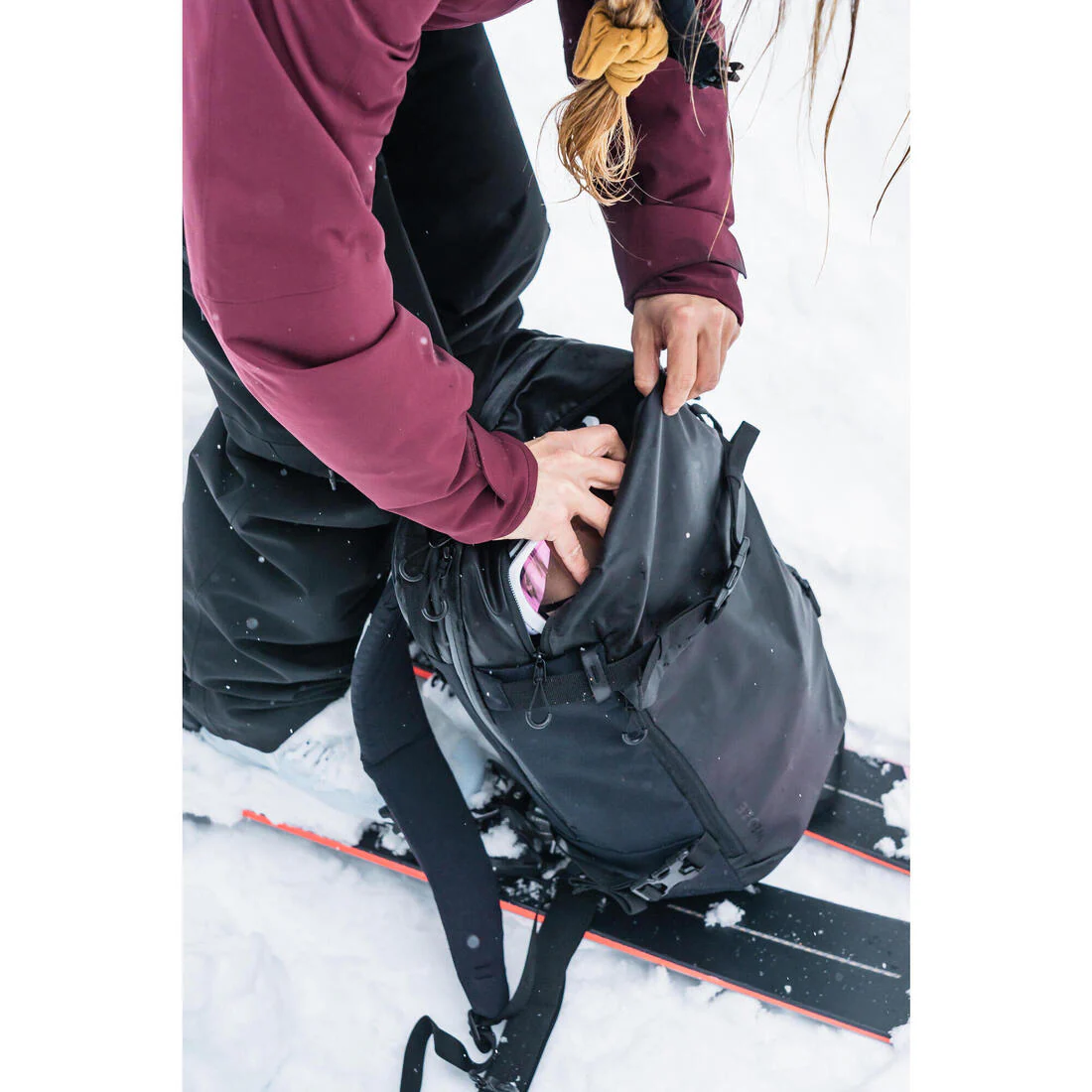 Mochila de esquí Snowboard MTB - FR/AM 100 23L - negro - Image 22