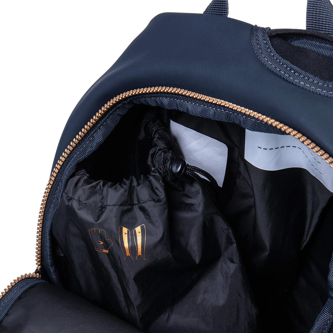 Mochila de hockey azul petróleo con dorado para niño Dita Champ DT150 - Image 7