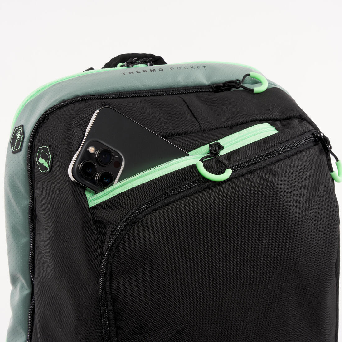 Mochila de pádel isotérmica 30 litros - gris y amarillo PBP 900 - Image 16