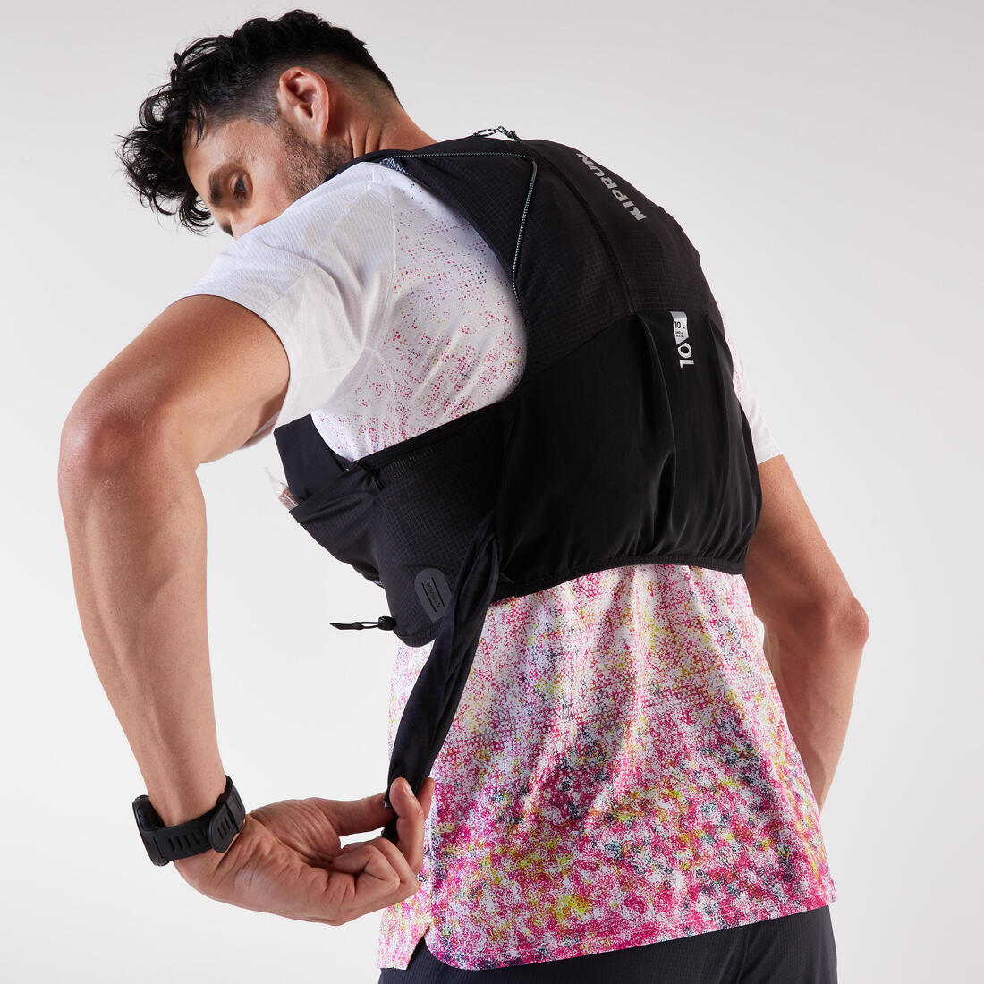Mochila de trail running de 10 L con bolsa de agua de 1 L unisex Kiprun 900 - Image 20