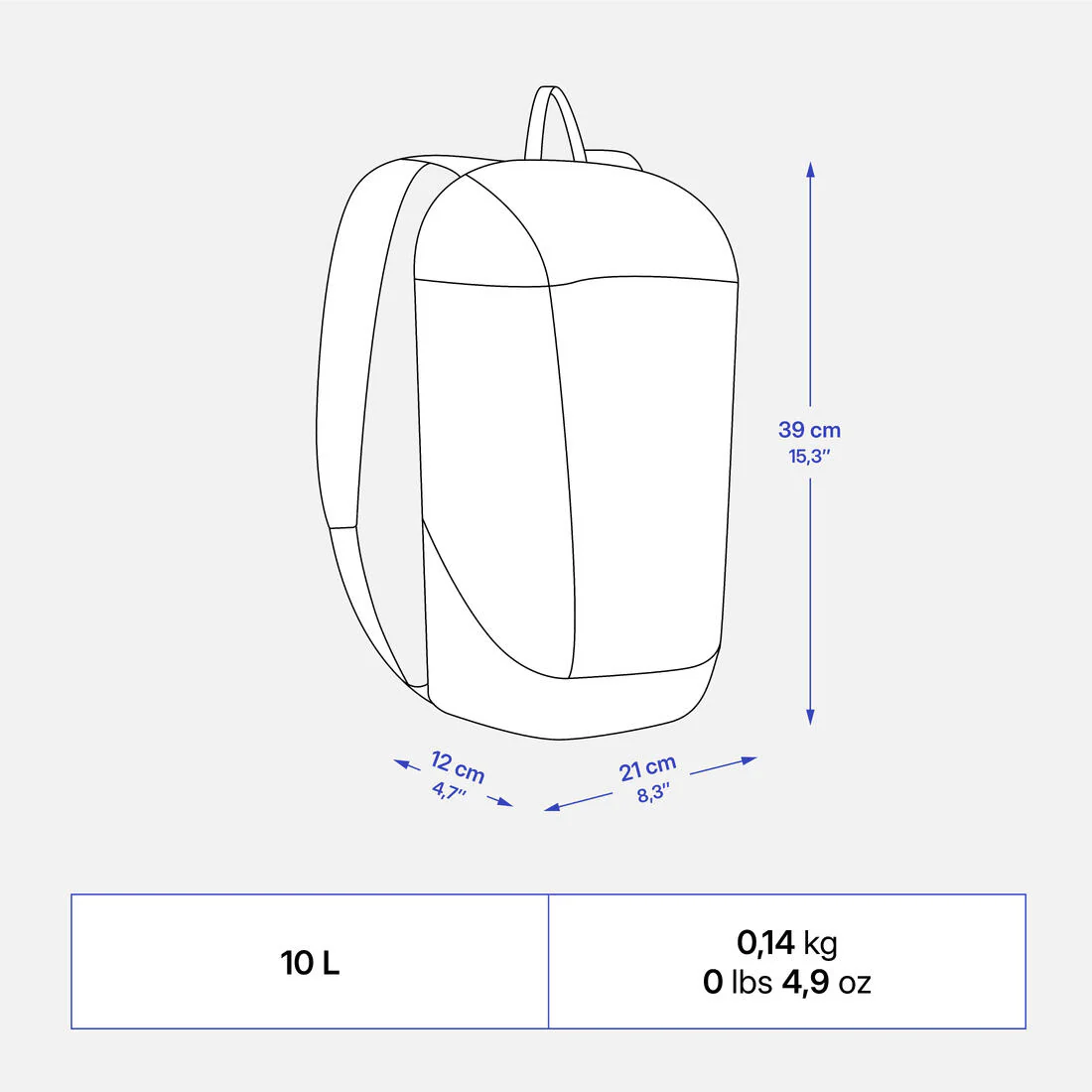 Mochila de senderismo de 10 L NH Arpenaz 50 Luxur - Image 27