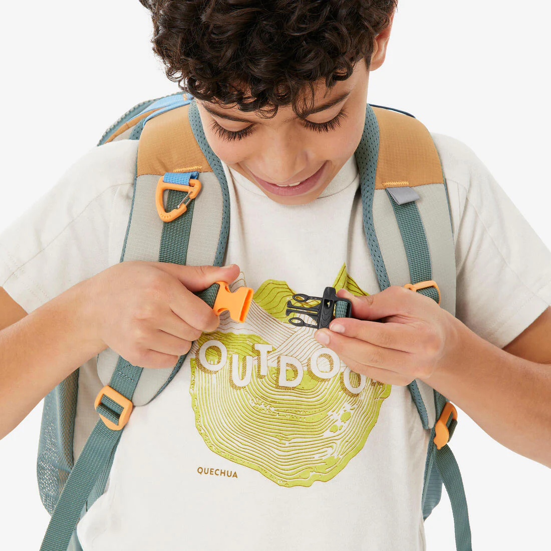Mochila de senderismo de 15 L café para niños de 7 a 15 años NH900 - Image 11