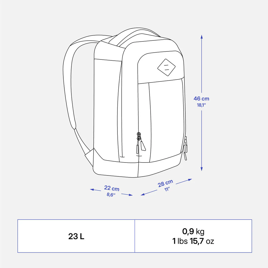Mochila de senderismo de 23 L NH Escape 500 - Image 6