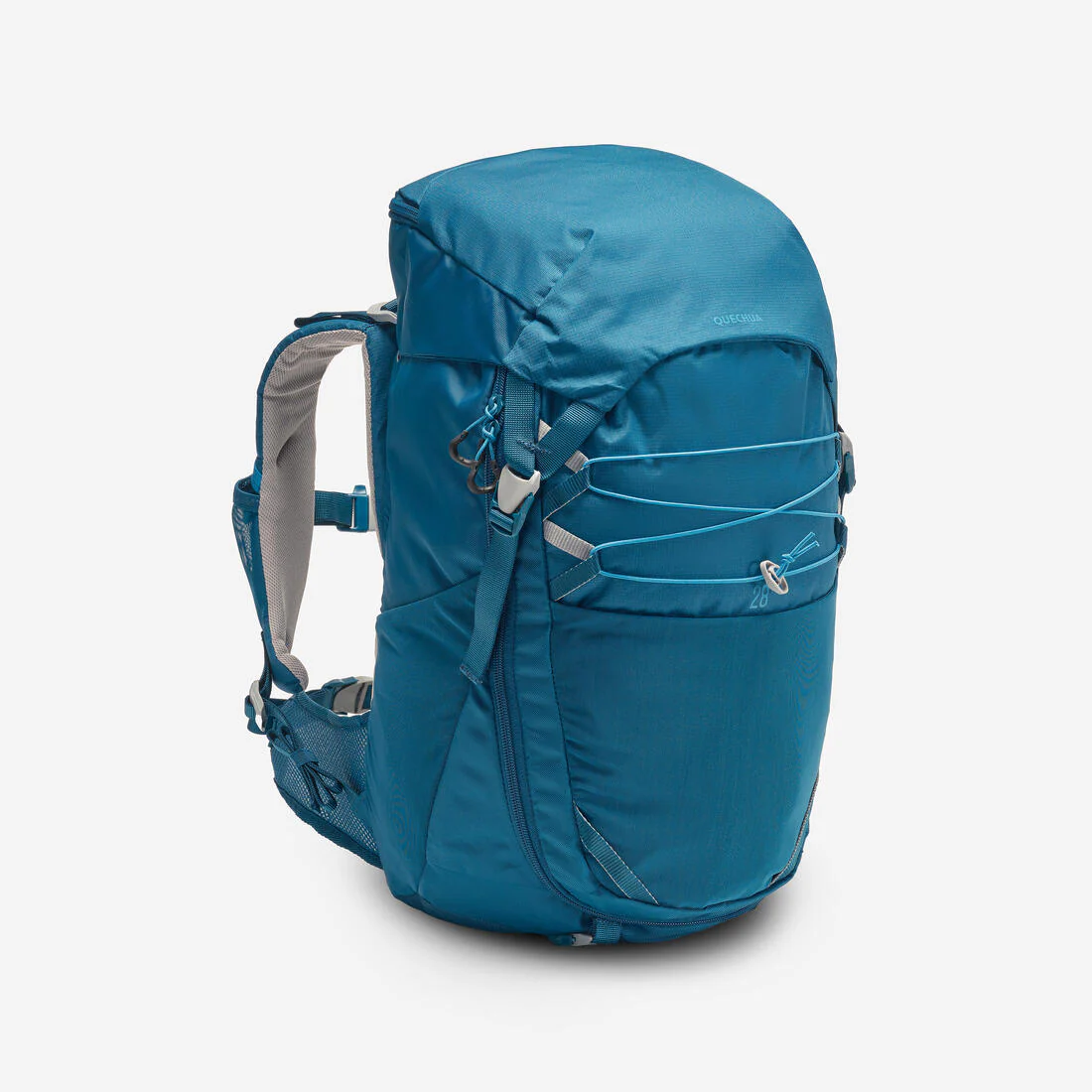 Mochila de senderismo de 28 L negra para niños de 7 a 15 años MH500