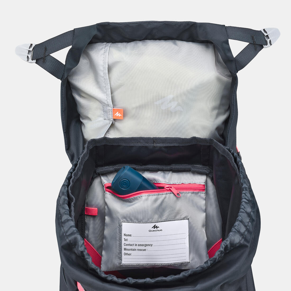 Mochila de senderismo de 28 L negra para niños de 7 a 15 años MH500 - Image 21
