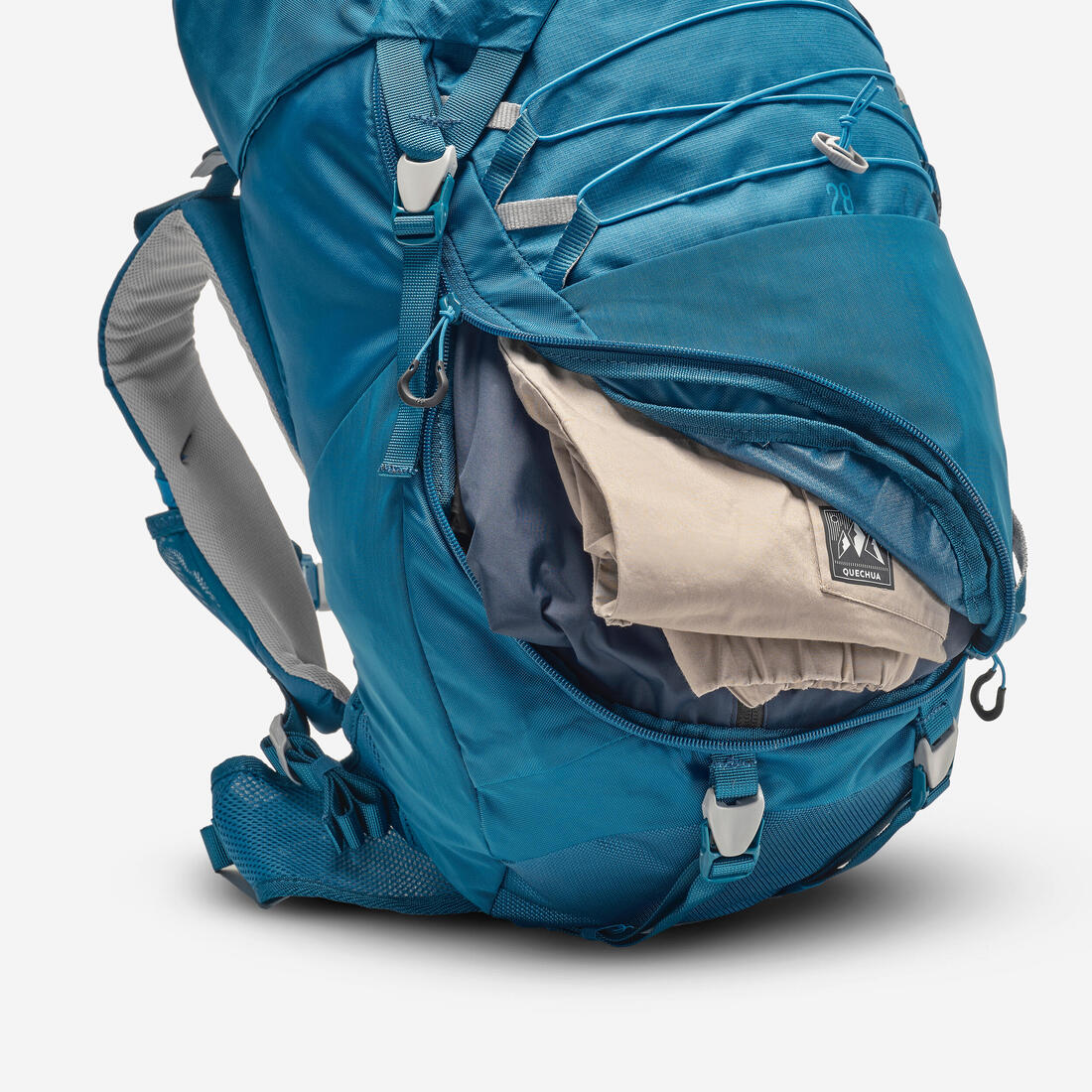 Mochila de senderismo de 28 L negra para niños de 7 a 15 años MH500 - Image 26