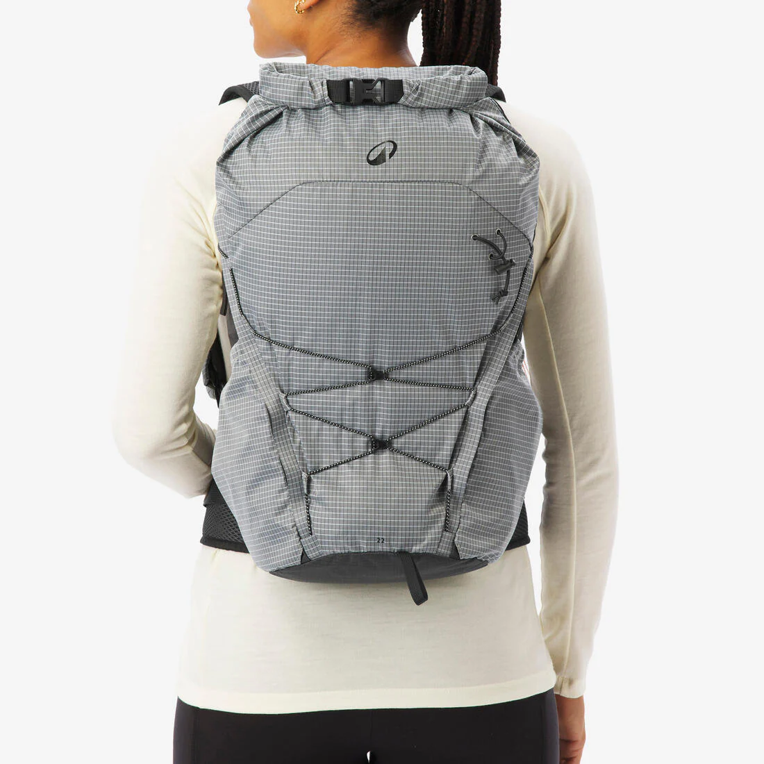 Mochila de senderismo de montaña con apertura rolltop de 22 L MH500 Light - Image 2