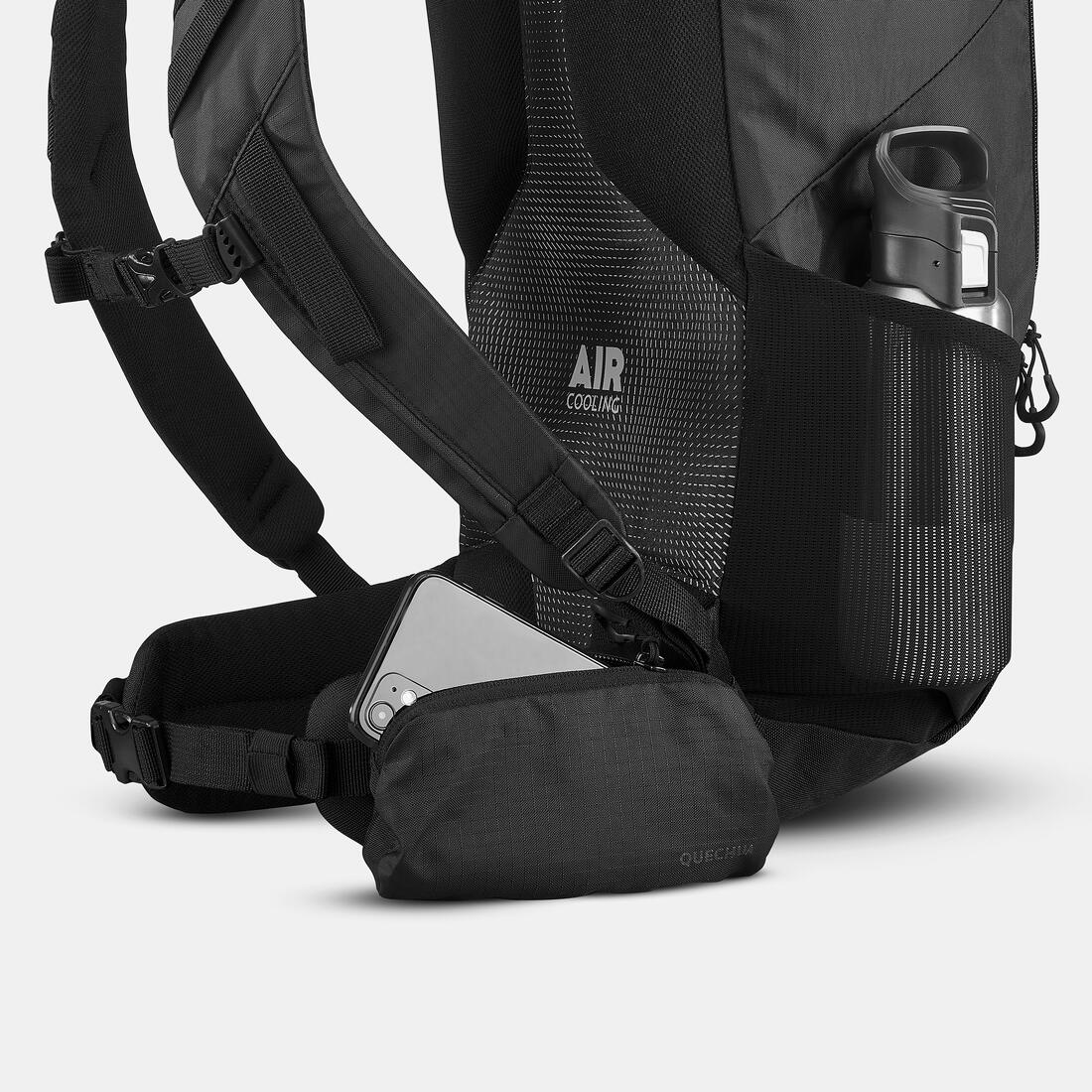 Mochila de senderismo de montaña de 20 L negra MH100 - Image 12