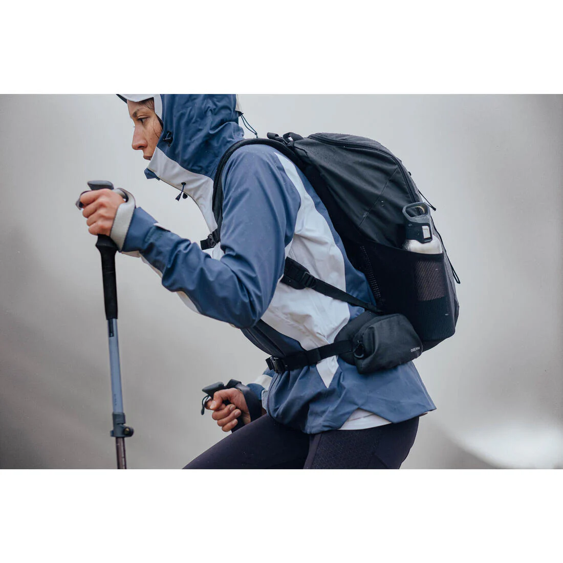 Mochila de senderismo de montaña de 20 L negra MH100 - Image 15