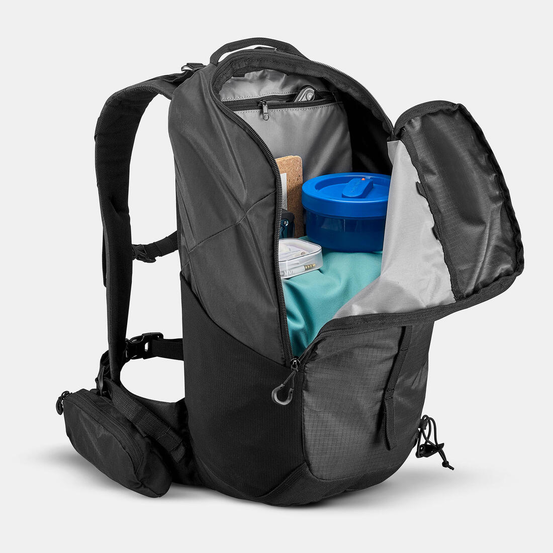 Mochila de senderismo de montaña de 20 L negra MH100 - Image 7