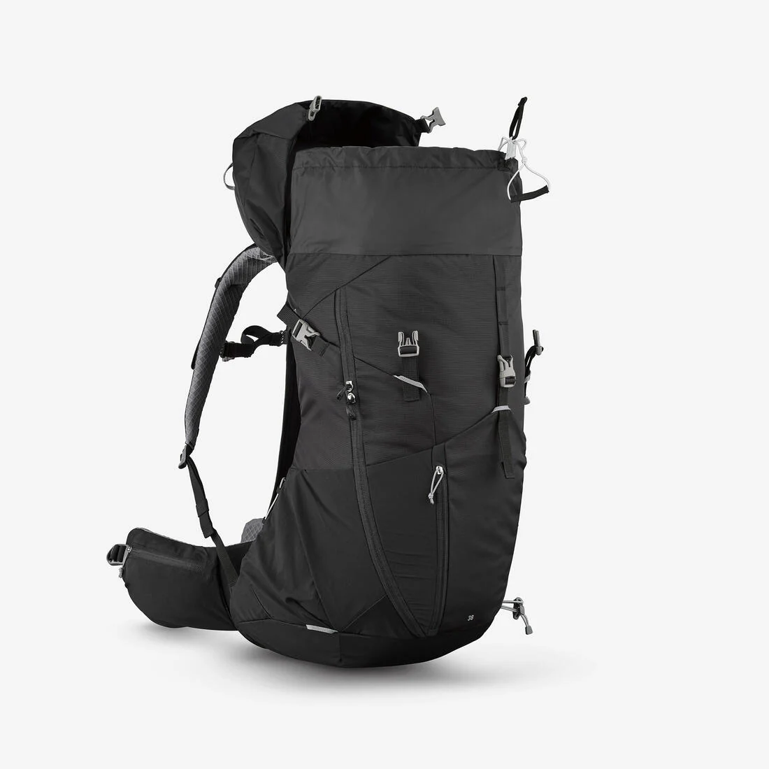 Mochila de senderismo de montaña de 38 L negra MH500 - Image 12
