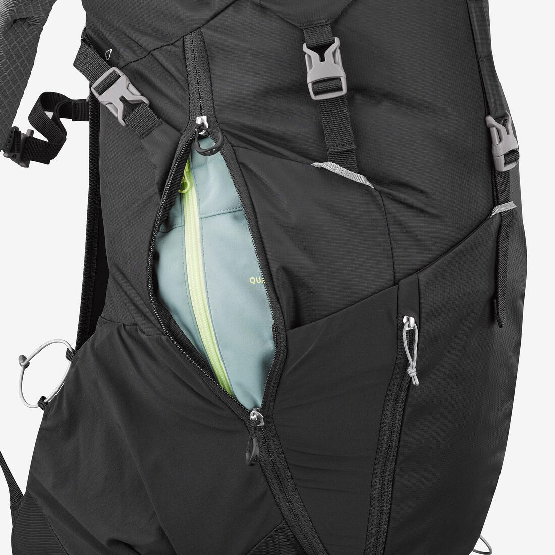Mochila de senderismo de montaña de 38 L negra MH500 - Image 17