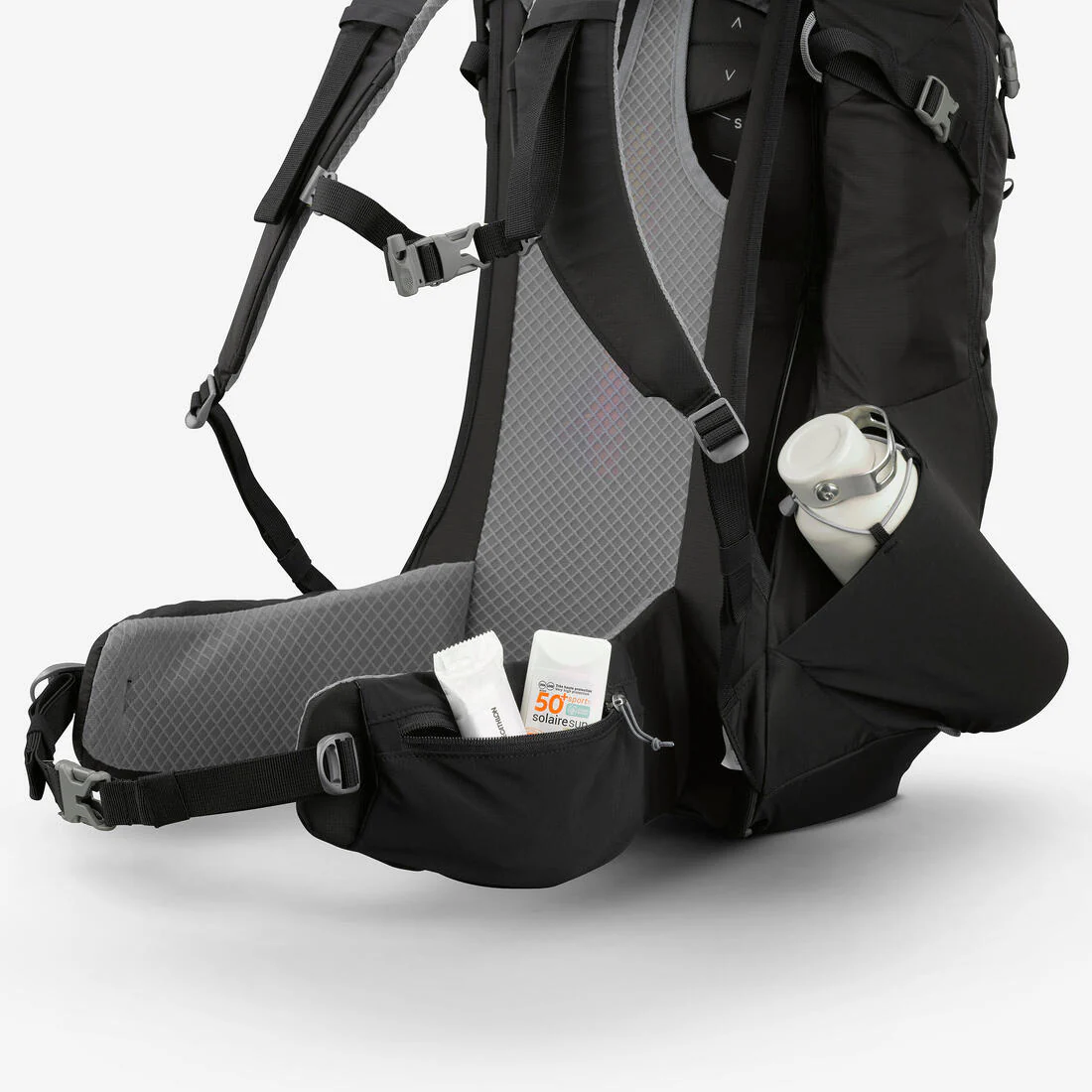 Mochila de senderismo de montaña de 38 L negra MH500 - Image 27