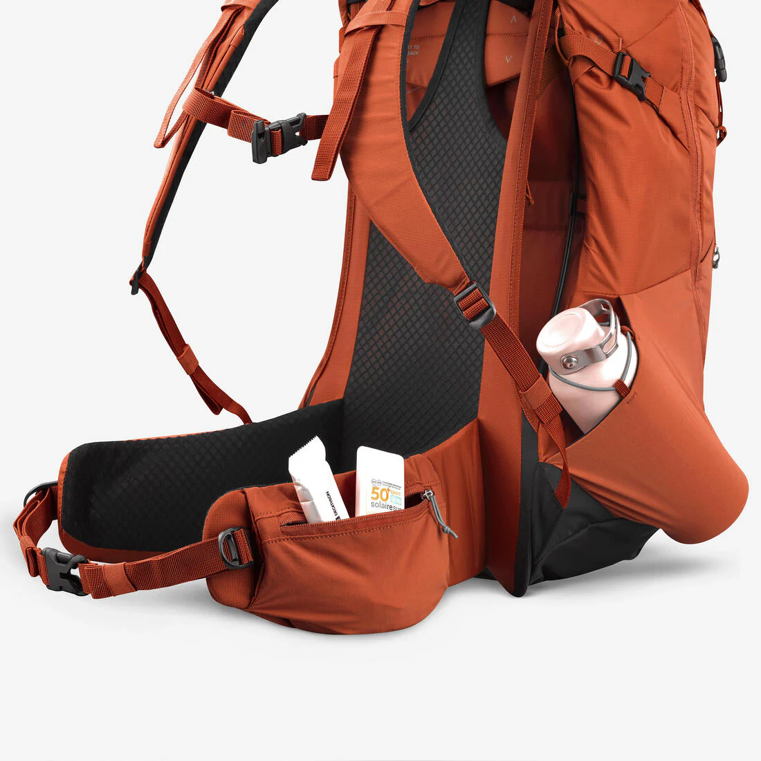 Mochila de senderismo de montaña de 38 L negra MH500 - Image 28