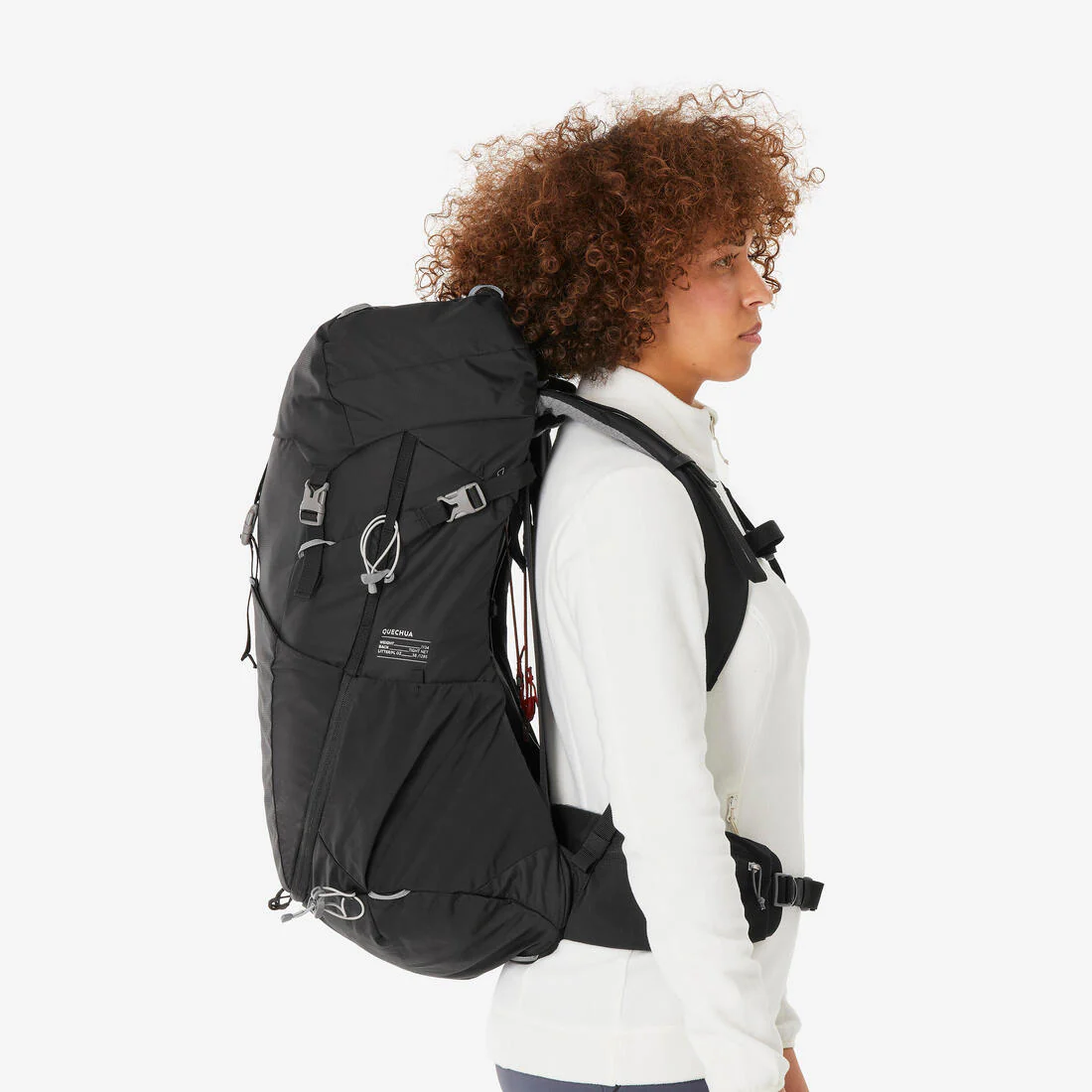 Mochila de senderismo de montaña de 38 L negra MH500 - Image 31
