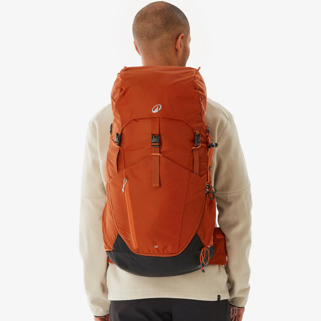 Mochila de senderismo de montaña de 38 L negra MH500 - Image 6