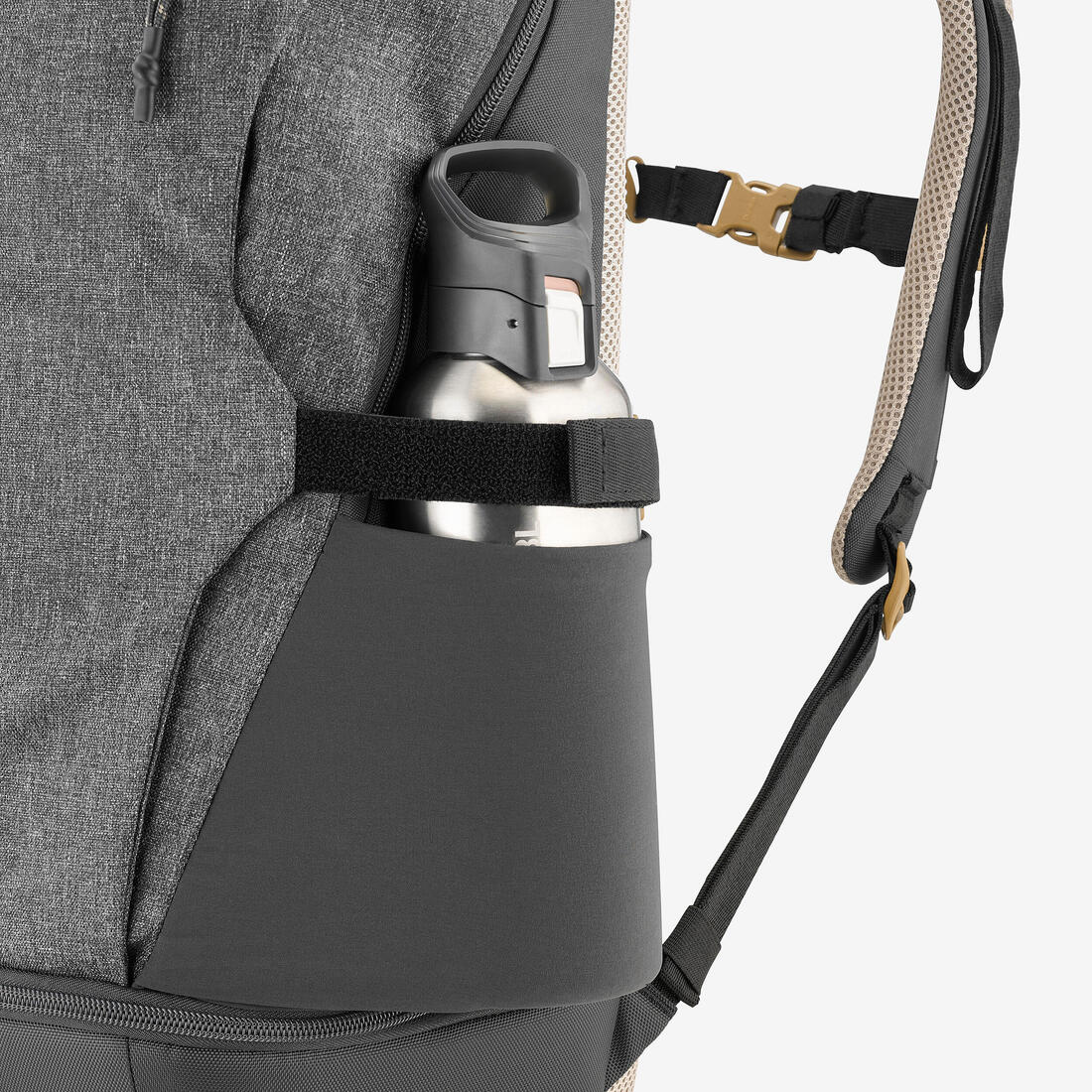 Mochila de senderismo isotérmica de 20 L gris MH Arpenaz 500 - Image 8