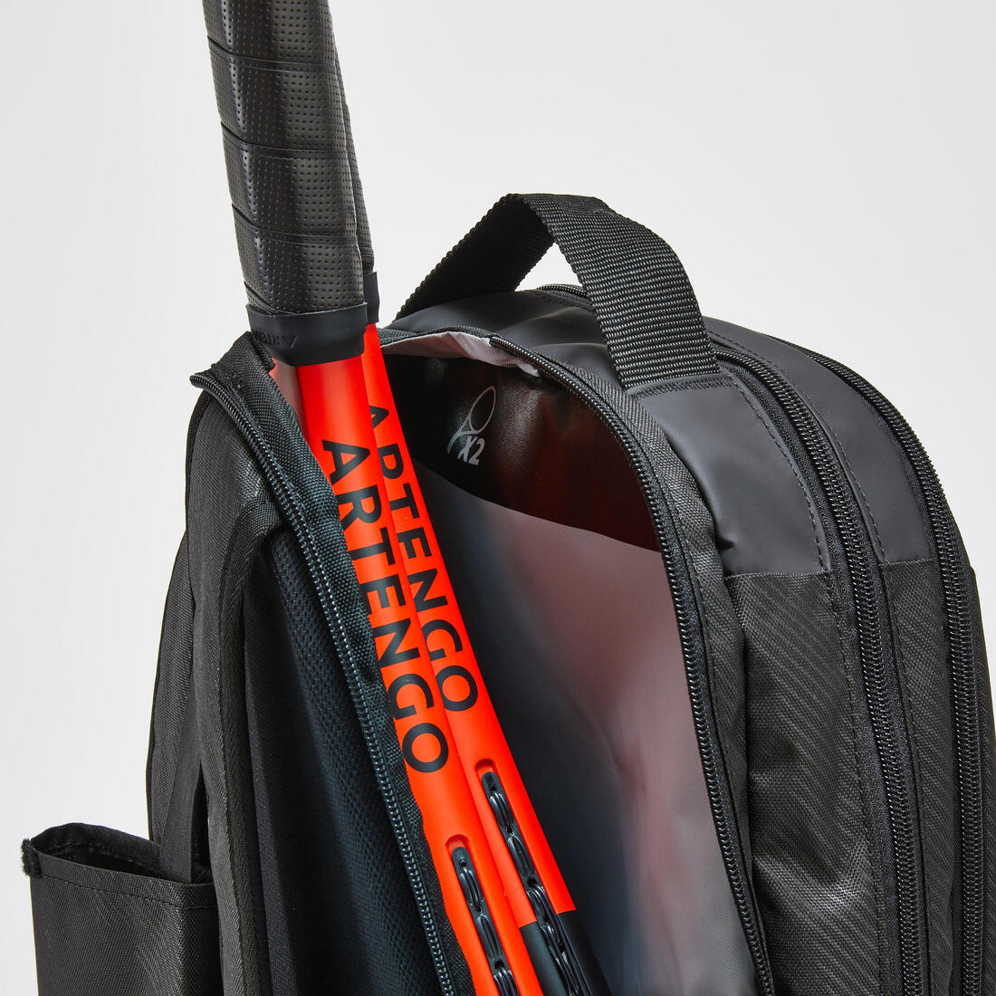 Mochila de tenis de 24 L negro con gris Artengo Team - Image 11