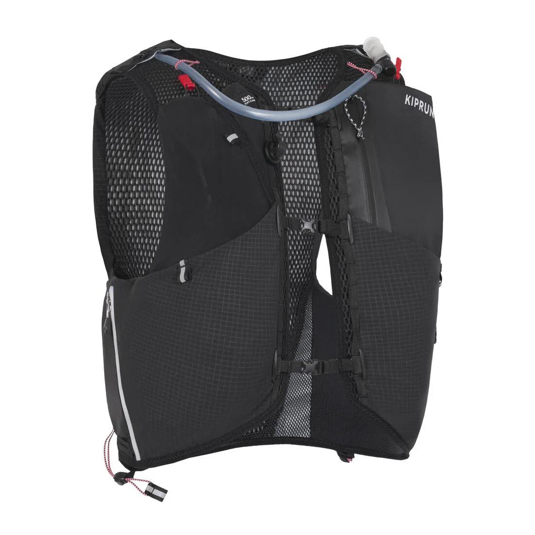 Mochila de trail running de 15 L con bolsa agua de 2 L negra unisex Kiprun 900 - Image 2