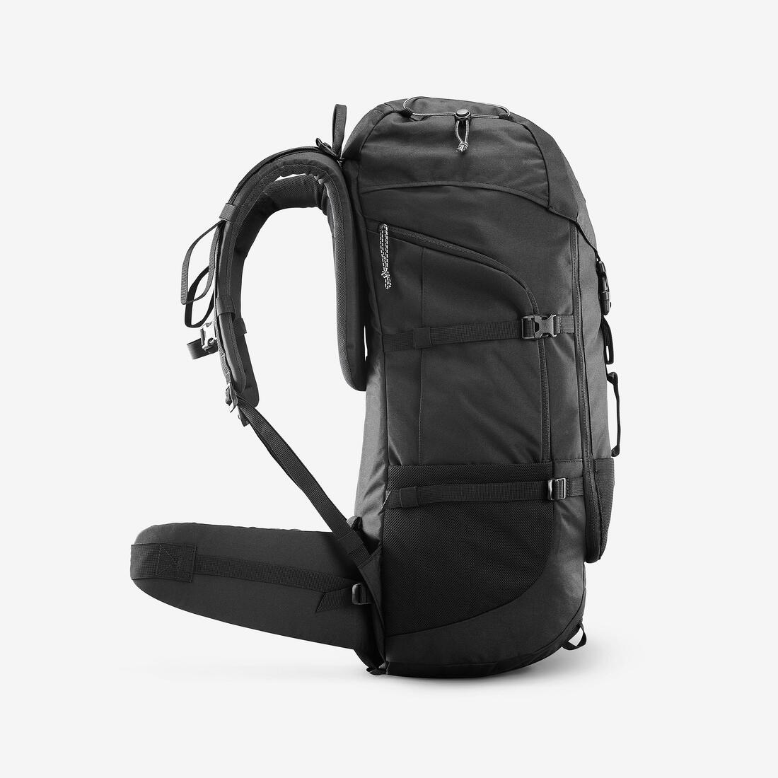 Mochila de trekking de 50 L negra MT100 - Image 4