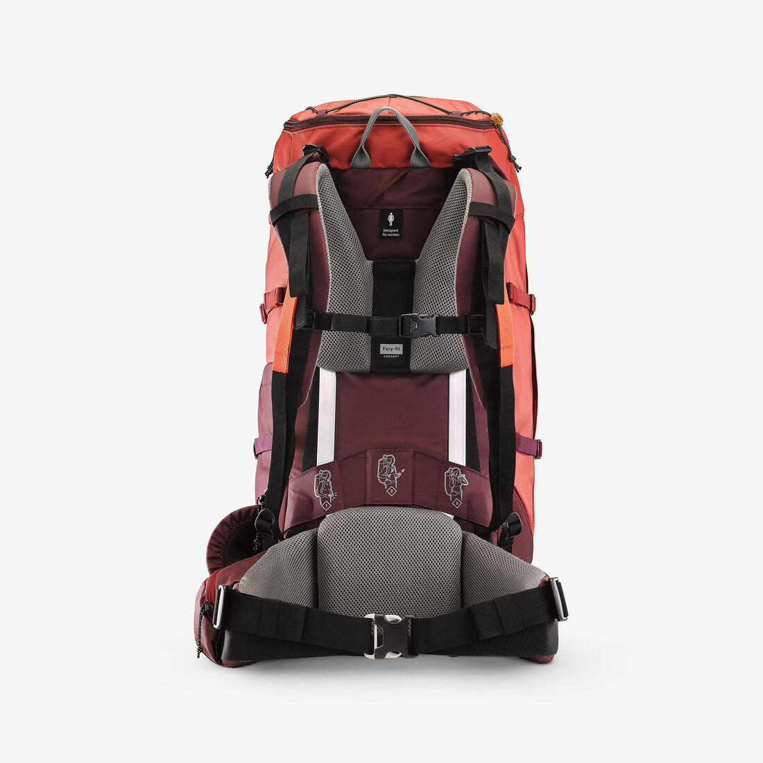 Mochila de trekking de 50 L para mujer MT 100 Easyfit - Image 3