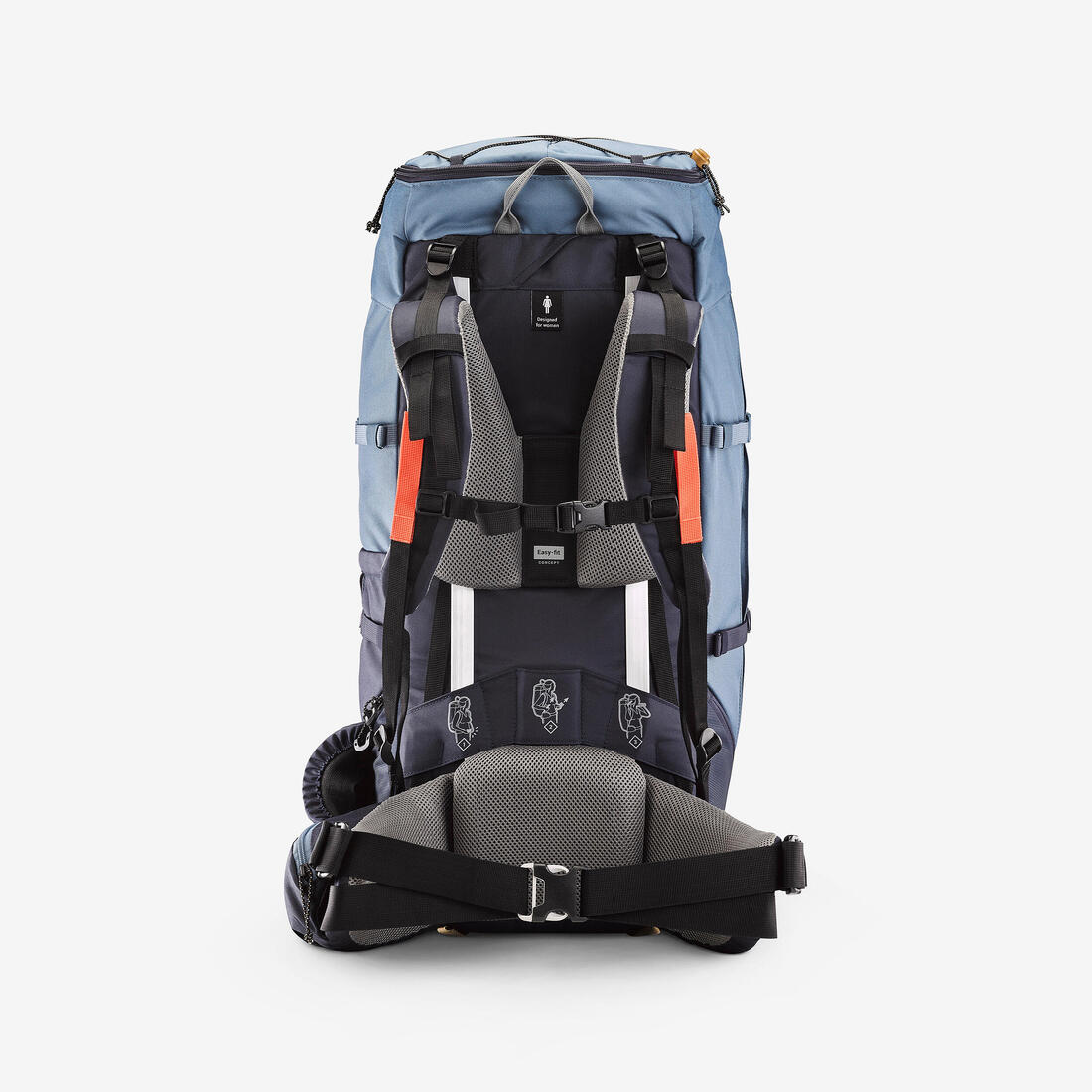 Mochila de trekking de 60 L para mujer MT100 Easyfit - Image 3