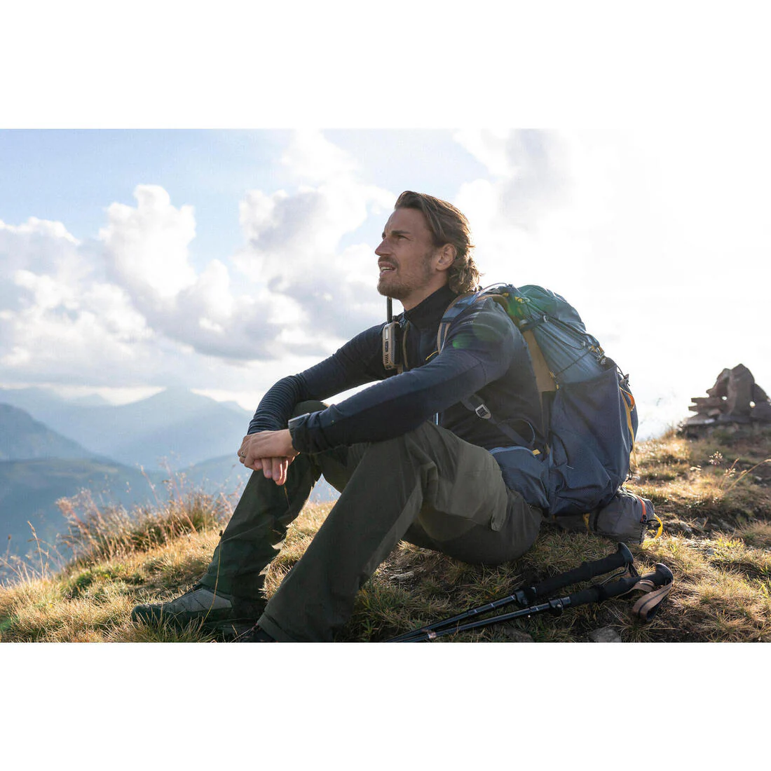 Mochila de trekking ligera de 50+10 L para hombre MT900 Light - Image 11