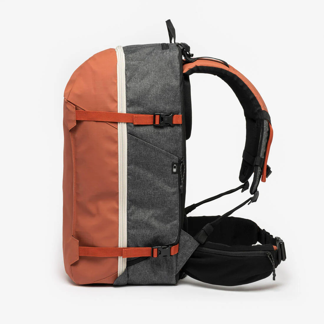 Mochila de viaje de 40 L negra 500 Organizer - Image 10