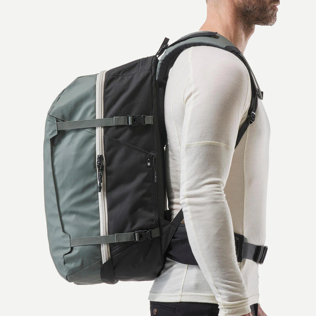 Mochila de viaje de 40 L negra 500 Organizer - Image 18