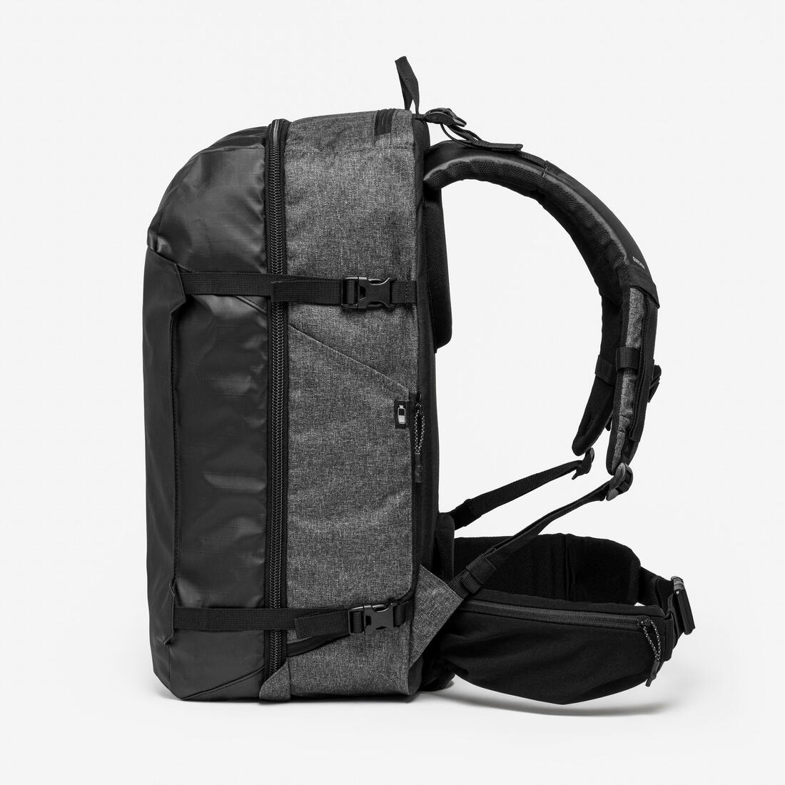 Mochila de viaje de 40 L negra 500 Organizer - Image 21
