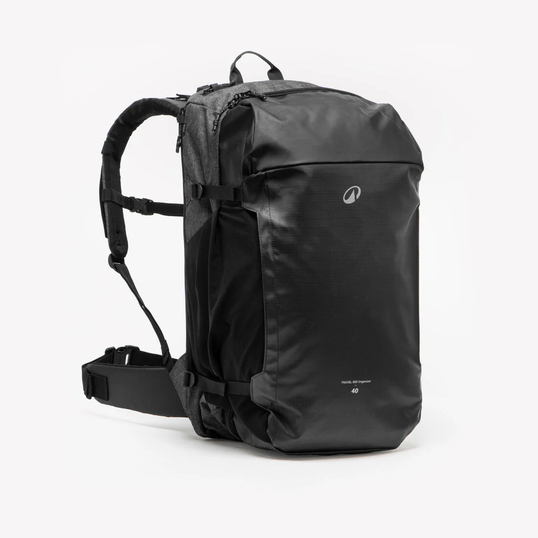 Mochila de viaje de 40 L negra 500 Organizer - Image 3