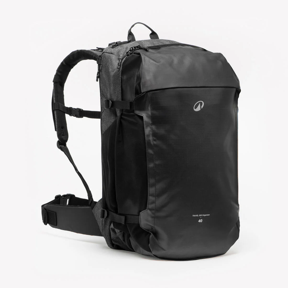 Mochila de viaje de 40 L negra 500 Organizer - Image 6