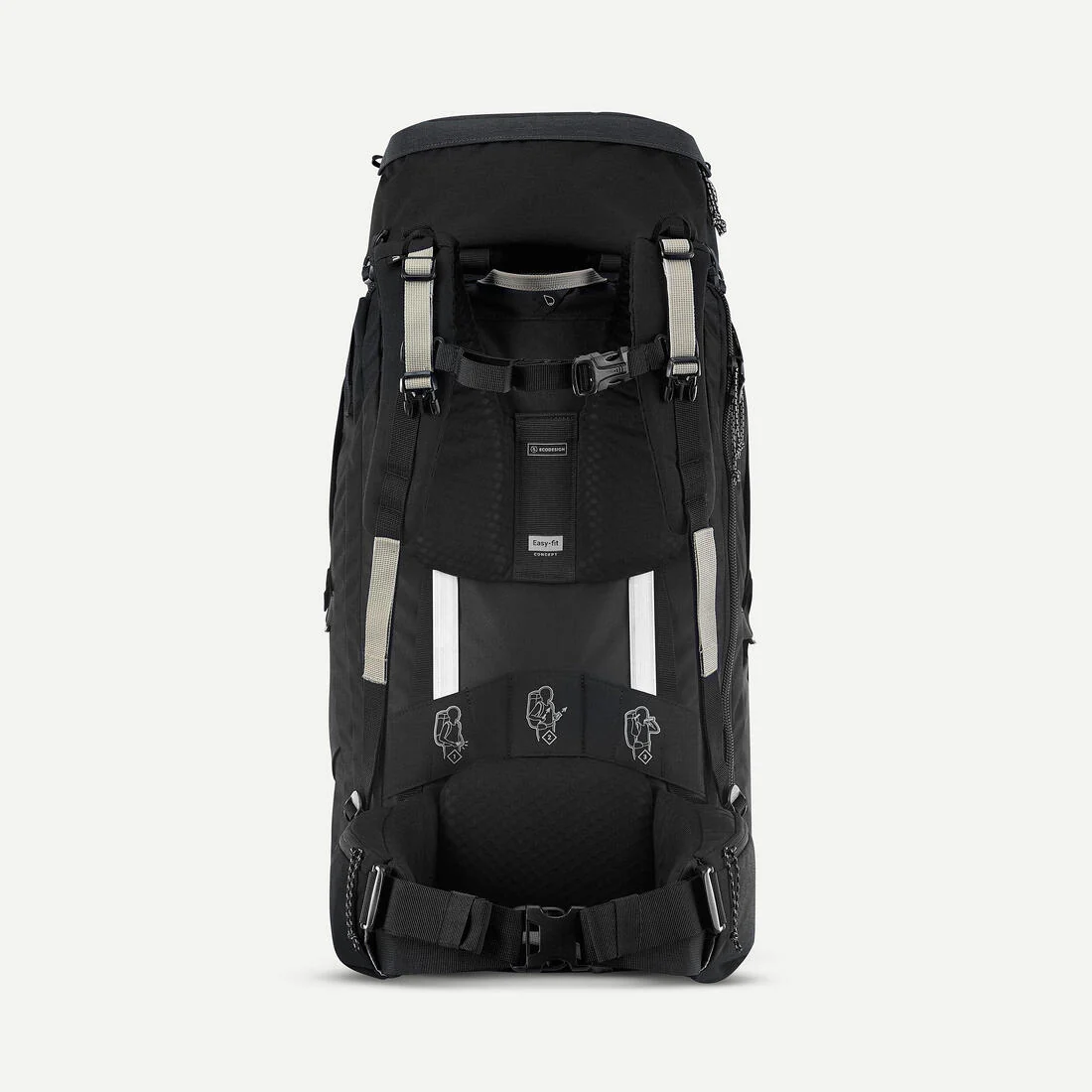 Mochila de viaje y trekking con apertura de 50 + 6 L para hombre Travel 900 - Image 6