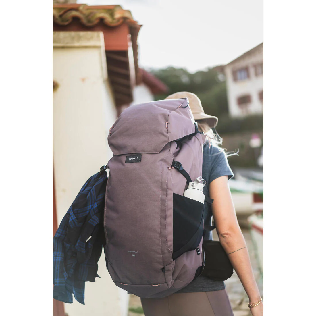 Mochila de viaje y trekking con apertura tipo maleta de 60 + 6 L Travel 900 - Image 14
