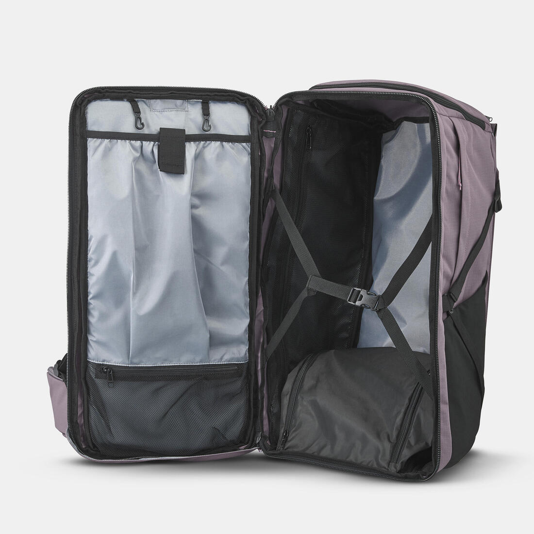 Mochila de viaje y trekking con apertura tipo maleta de 60 + 6 L Travel 900 - Image 2
