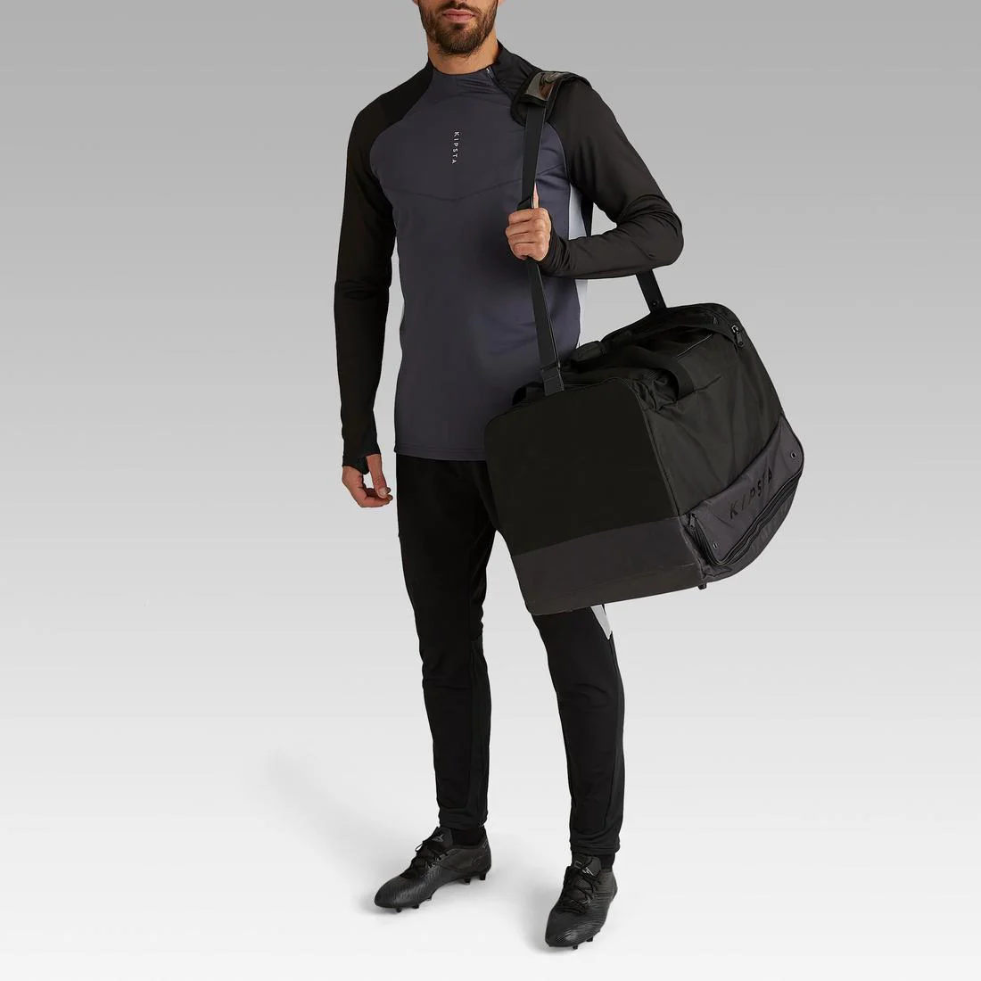 Mochila deportiva rígida de 75 L negra - Image 3