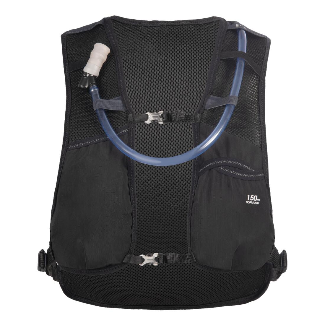 MOCHILA RUNNING 5L MIXTA NEGRO - VENDIDA CON BOLSA DE AGUA 1L - Image 2