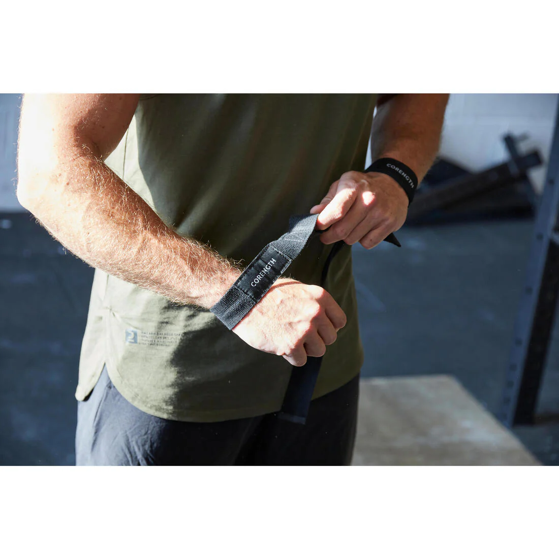 Muñequeras de musculación negras Lifting Strap - Image 10