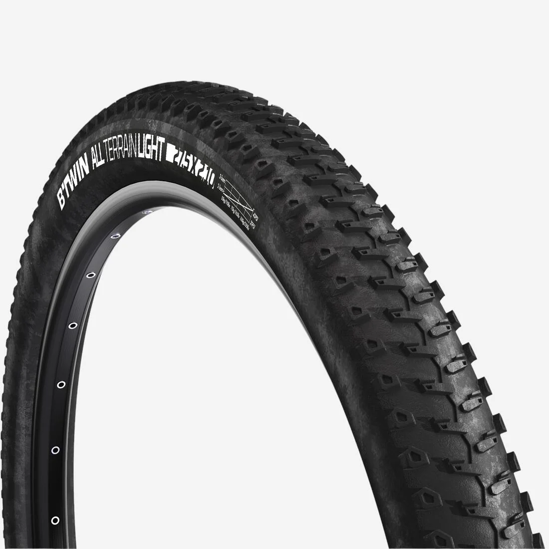 NEUMÁTICO PARA BICICLETA DE MONTAÑA ALL TERRAIN 9 SPEED 27.5 x 2.10 TUBELESS READY