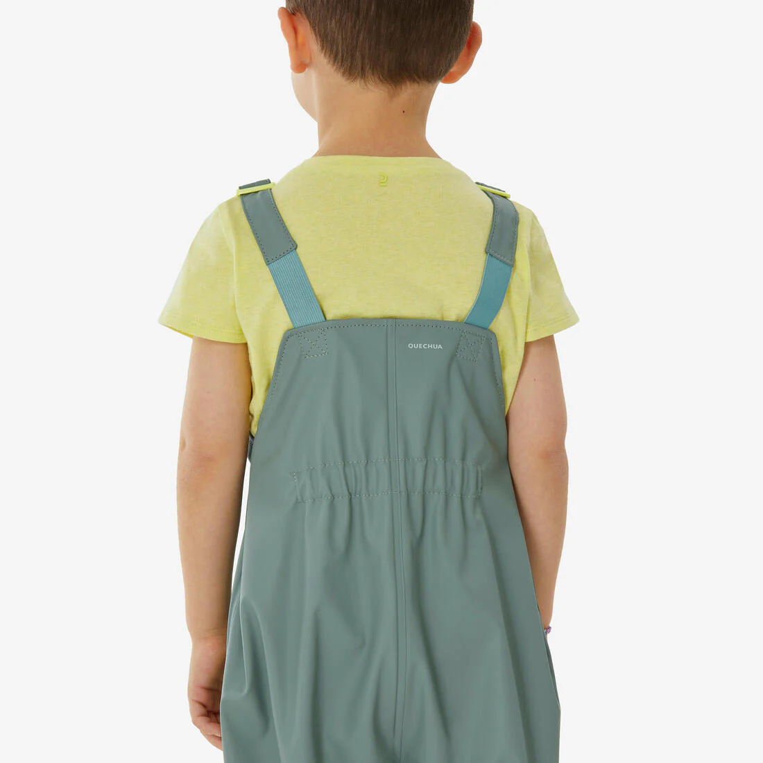 Overol de senderismo impermeable verde para niños de 2 a 6 años MH900 - Image 7
