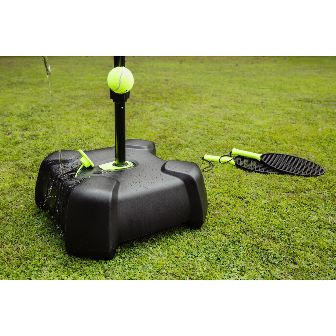 Pack Speedball (1 Mástil, 2 Raquetas y 1 Pelota) TURNBALL STRONG NEGRO AMARILLO - Image 21