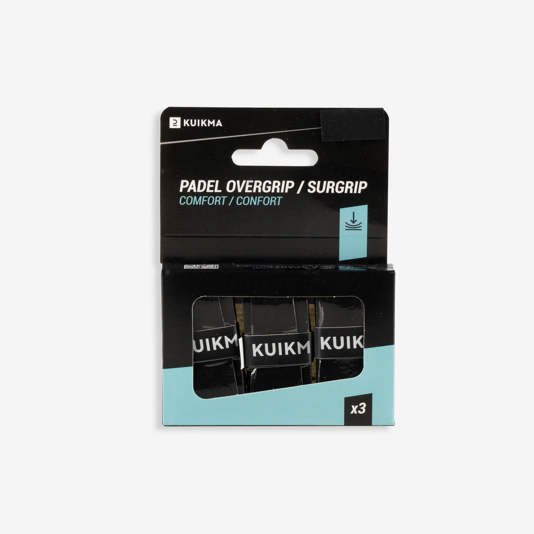 PÁDEL CUBREGRIP CONFORT X3 NEGRO