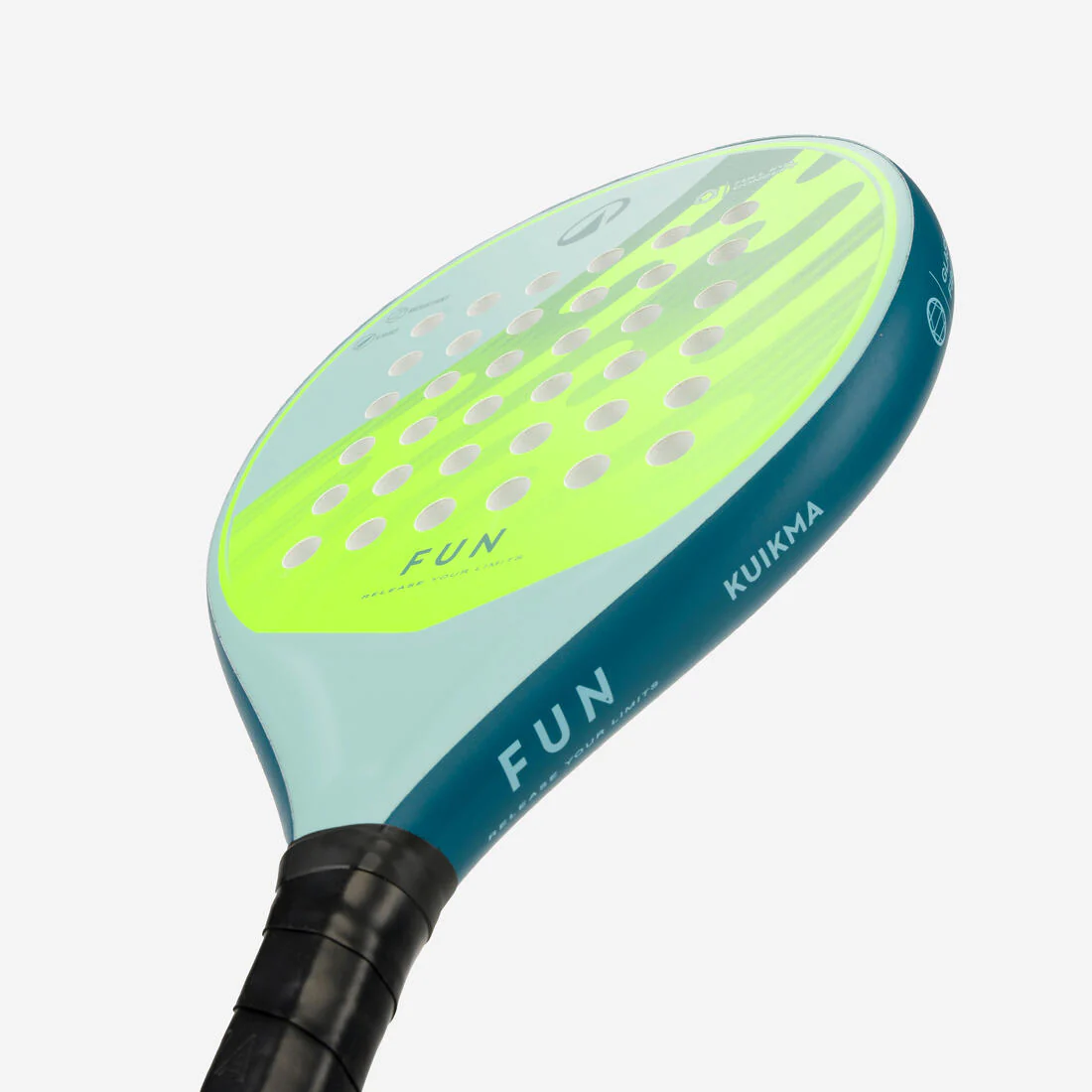 Pala de pádel azul con amarillo para niños de 5 a 8 años PR 110 Light Kuikma - Image 11