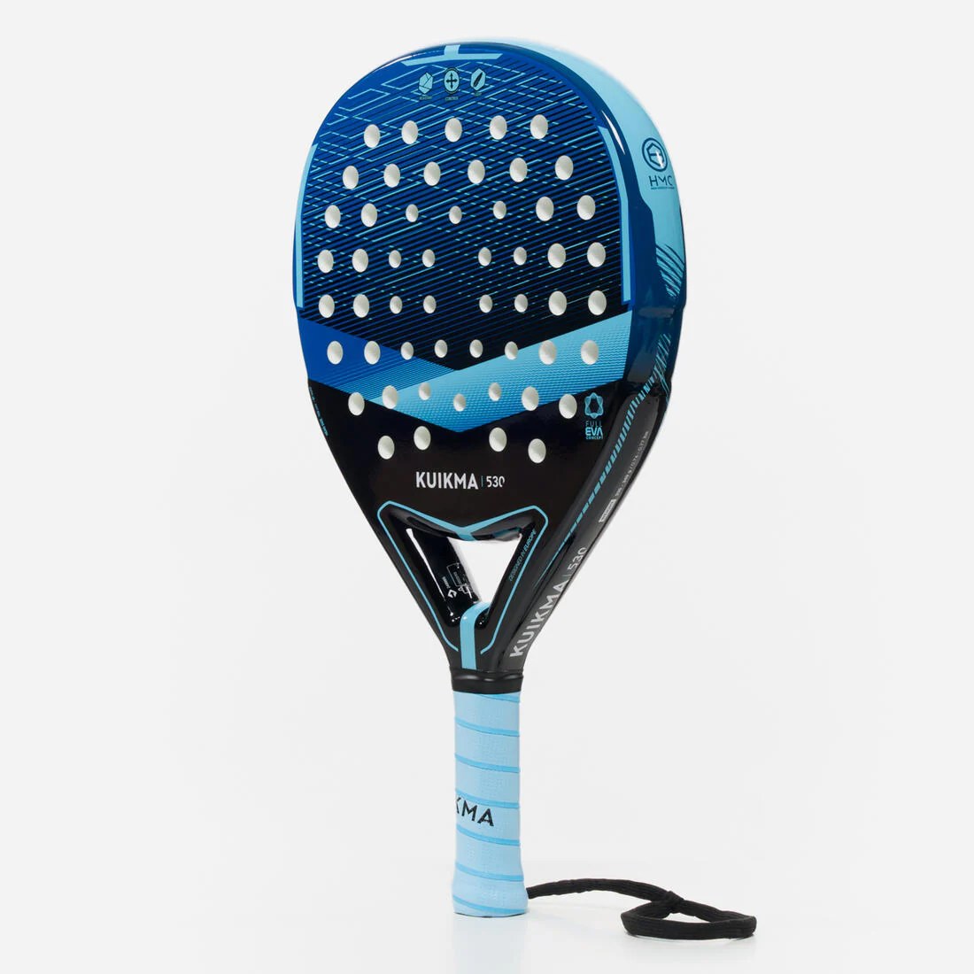 Pala de pádel negra y azul para adulto Kuikma PR 530 - Image 2