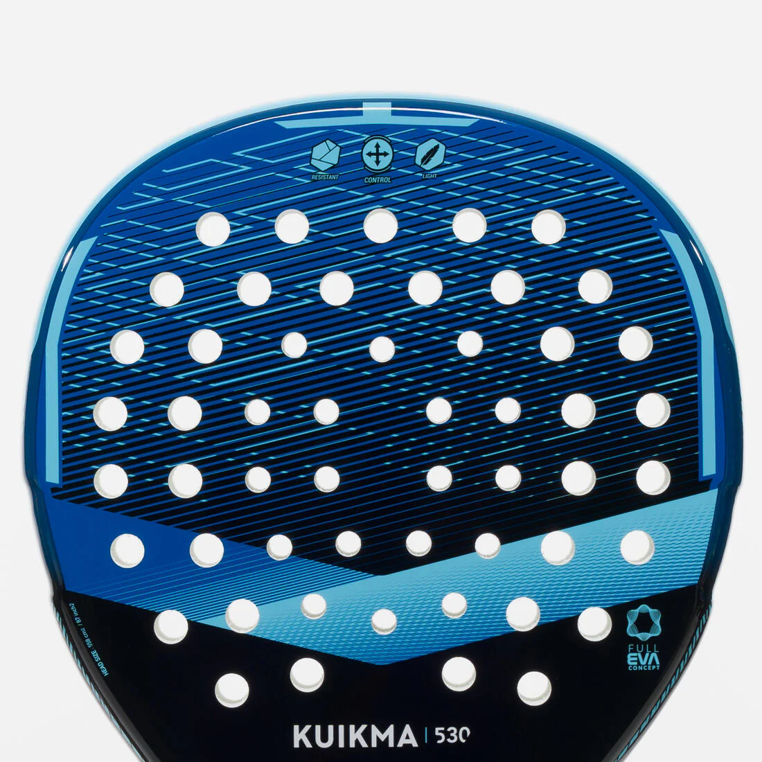 Pala de pádel negra y azul para adulto Kuikma PR 530 - Image 3